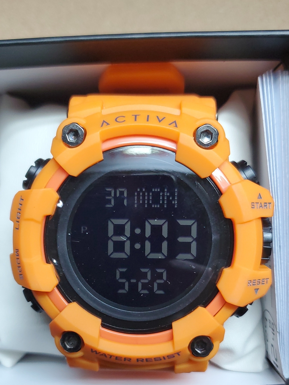 ACTIVA Orange Digital Sport Watch